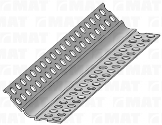 PVC flexibilní roh dilatační 8 mm, 25 m