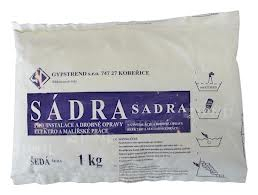 Sádra šedá stavební (elektrikářská)