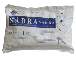 Sádra bílá modelářská
